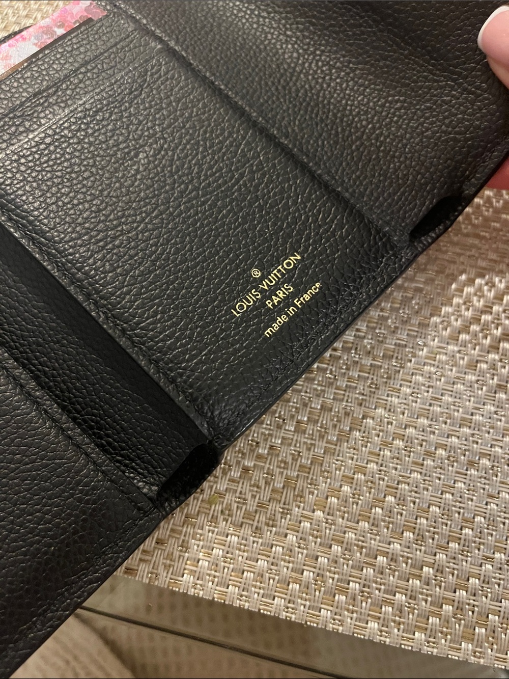 Auth Louis Vuitton Black wallet - Picture 10 of 10